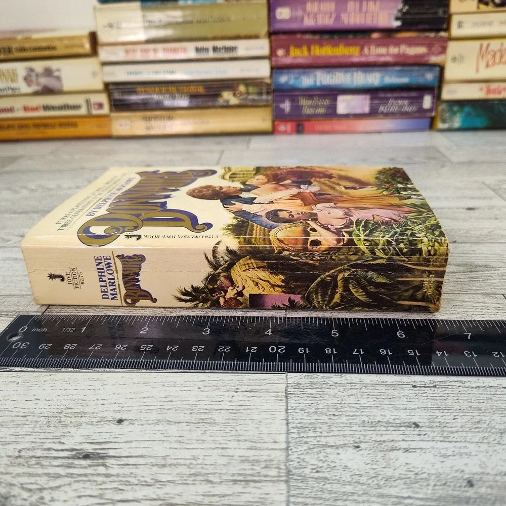Bonnaire Delphine Marlowe 1980 Jove 1st Ed Vintage Historical Romance‎ Paperback